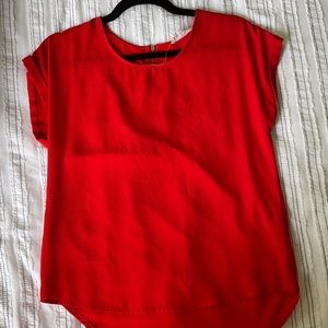 Pink Rose Short Sleeve Top